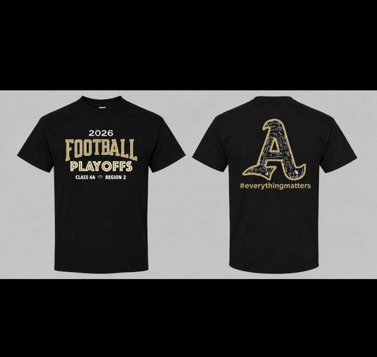 Ashford Football Playoffs 2026 Comfort Color Team Signature Design