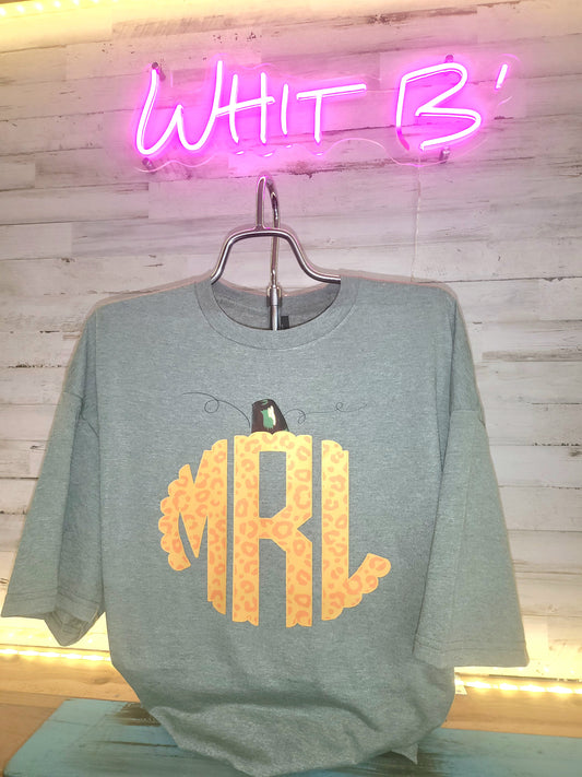 Pumpkin Monogram